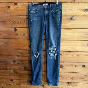 Paige Denim Skinny Distressed Jean Size 27